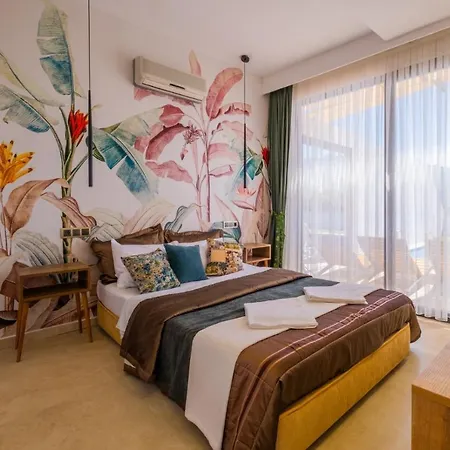 6 Kisilik Harika Dogada Ozel Havuzlu Villa, Mugla-awz215 빌라